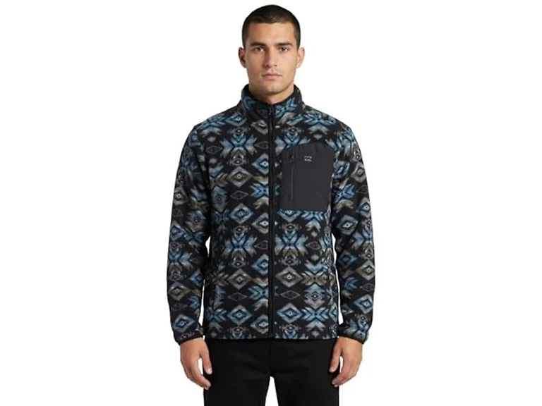 Billabong Men Sherpa Bonded Polar Fleece Jacket