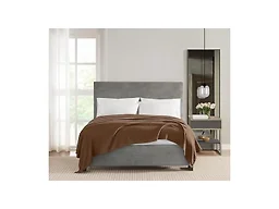 Vince Camuto Classic 100% Basket Woven Cotton Twin Blanket in Chocolate Brown, Solid Color, Oeko-TEX Certified