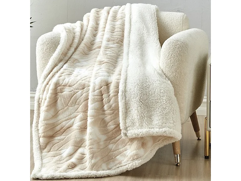 Luxury Home Alaska Micro Plush Throw