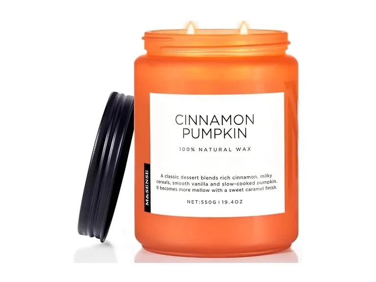 Scented Soy Candle, Large Jar, 110 Hrs