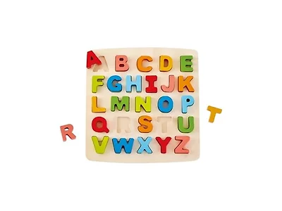 Hape Alphabet Blocks Wooden Learning Puzzle
