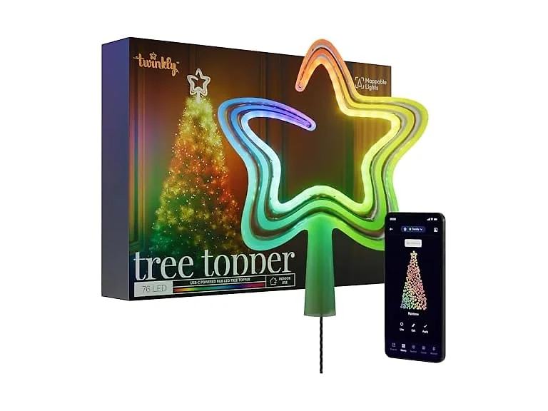 Twinkly LED RGB Christmas Star Tree Topper