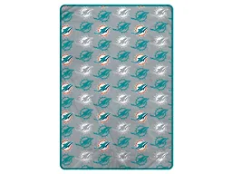 NFL Team Logomania XL Blanket - Miami Dolphins