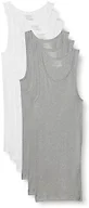 Amazon Essentials Men's Crewneck Undershirt, White/Medium Grey Heather, XX-Large