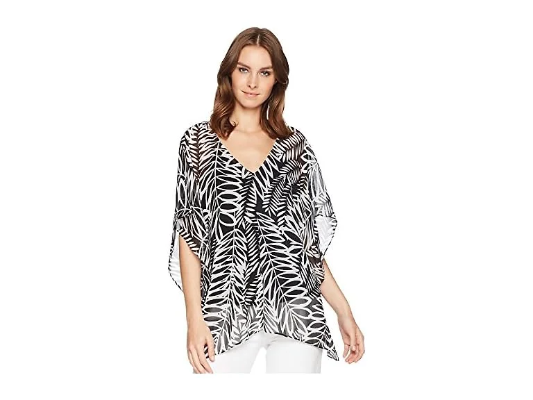 Nydj Women (XS) Chiffon Caftan Popover