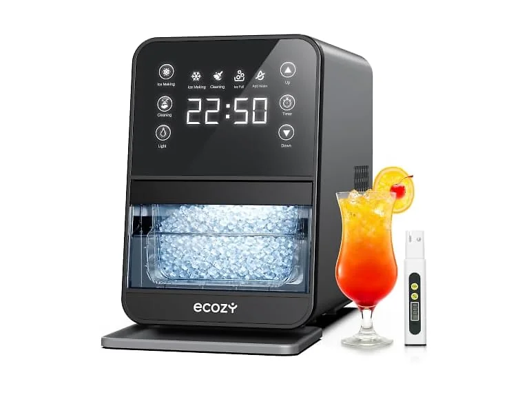 ecozy Nugget Ice Maker, Pebble Ice 40lb