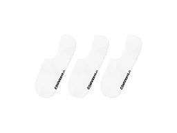Converse Men's No-Show Sock, White/3-Pack, One Size