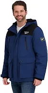 Reebok Mens Insulated Softshell Winter Jacket, Dark Denim, XL