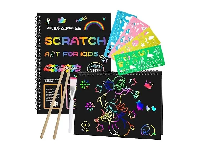 Smasiagon Scratch Paper Art Set