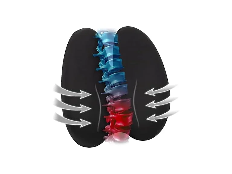 Mind Reader Lumbar Support Pillow