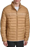 Champion Men's Lightweight Packable Puffer Jacket, Tobacco, XX-Large
