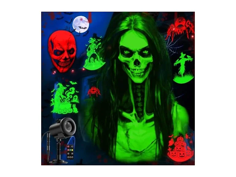 Nagudenfo 12 in 1 Halloween Projector Outdoor