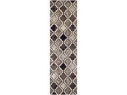 Superior Modern Indoor Area Rug, Non Slip Rug, 5'x8', Ivory
