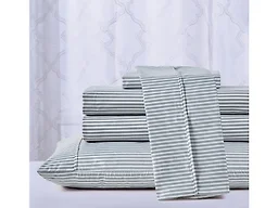 Bibb Home 1093 Full Egyptian Luxury 1800 Count Sheet Set Gr