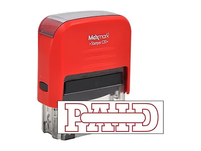 MaxMark Paid Self Inking Stamp, Printer 20