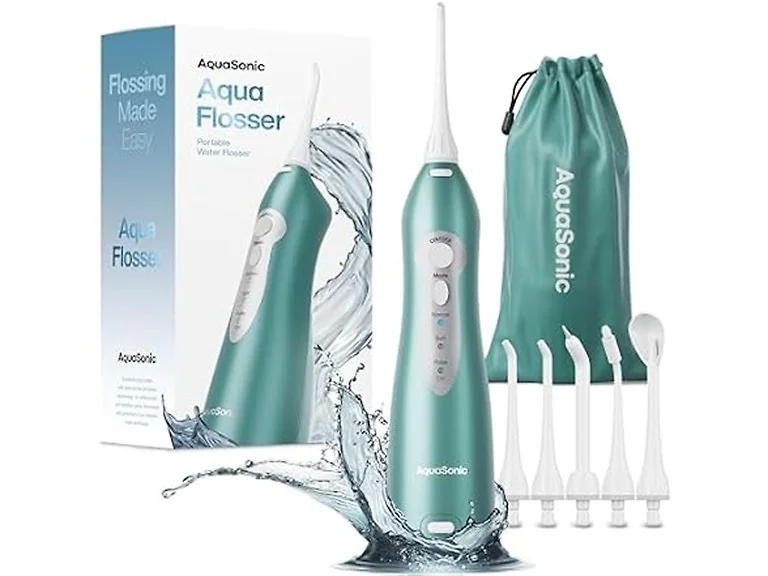 AquaSonic Aqua Water Flosser Green