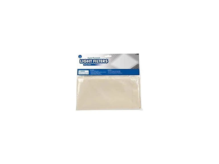 Mini Square Fluorescent Light Covers 4-Pack