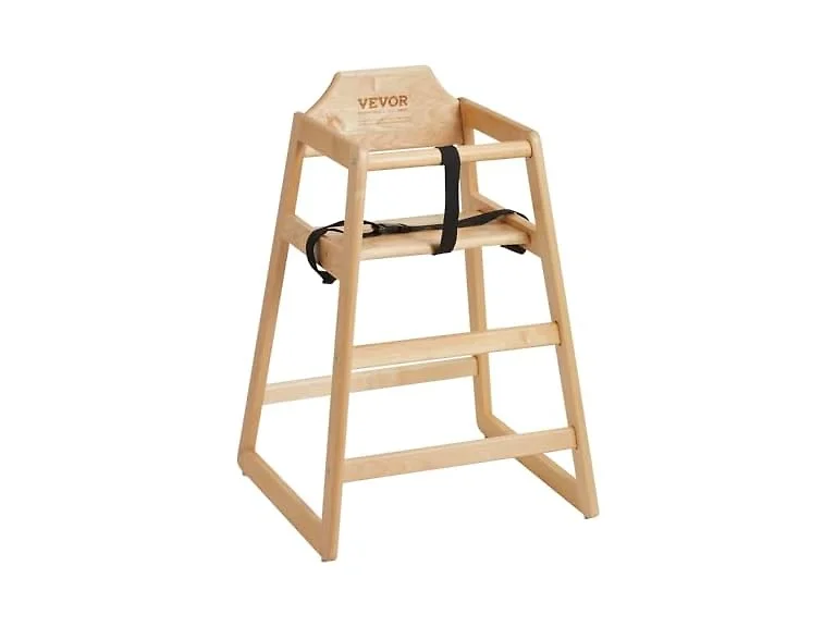 VEVOR Wooden High Chair for Babies &