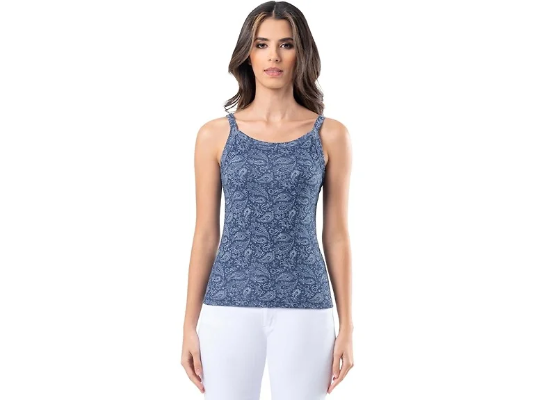Lee Women (3X) Slim-fit Tank Dark Denim Paisley