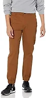 Amazon Essentials Men's Straight-Fit Jogger Pant, Dark Khaki, XX-Large