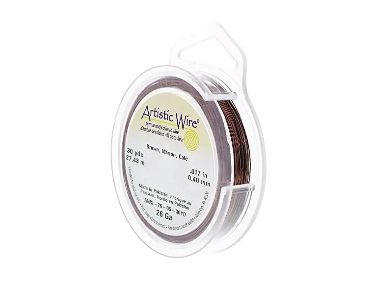 Artistic Wire, Brown, 26 Gauge, 30 Yards