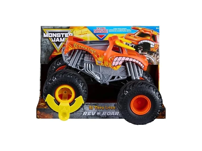 Monster Jam, Official El Toro Loco Rev ‘N Roar 1:15 Scale Monster Truck