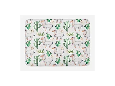 Ambesonne Cactus Bath Mat, Hot South Desert