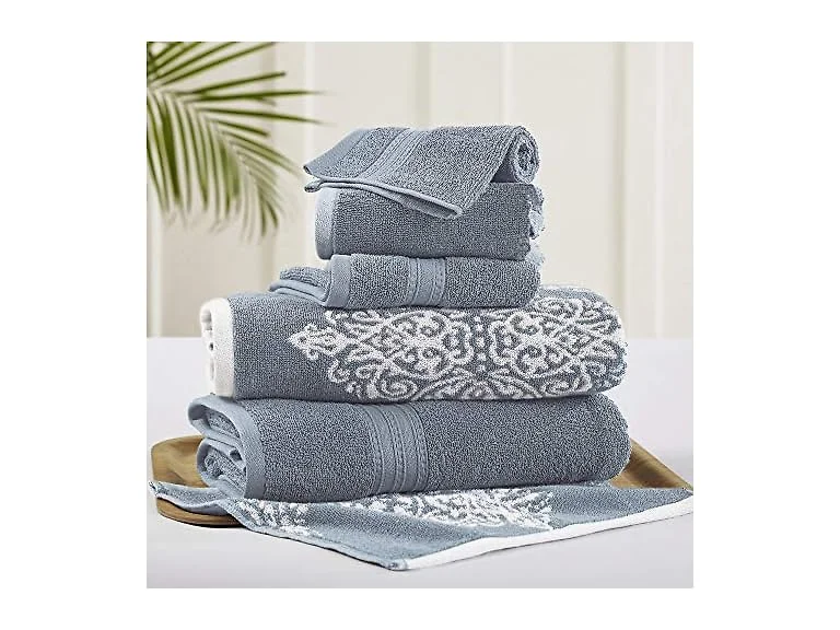 Modern Threads 6 Piece Reversible Towel Set