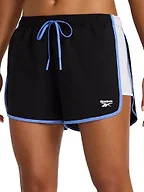 Reebok Women’s Pro-AM Training 3” Short, Standard Fit, Lightweight Mesh-Lined Poly Fabric, Black, Small