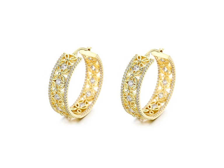 14K Gold Hoop Earrings