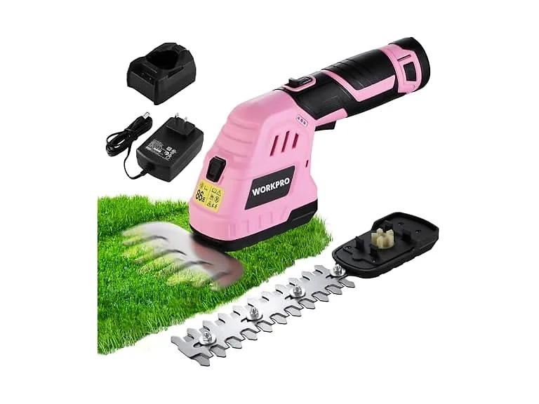 WORKPRO WORKPRO 12V Pink Cordless Grass Shear