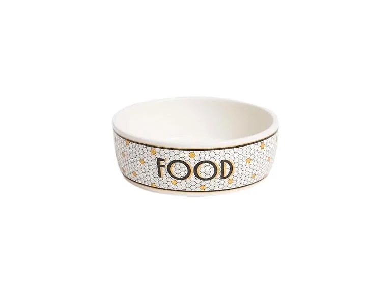 Pearhead Ceramic Dog Food Bowl – Bistro Tile