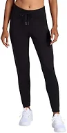 HEAD Women’s Rally Fleece Legging, Slim Fit, 28” Inseam, Midweight Faux Fur Fleece Material, Black, Large