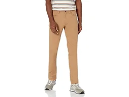 Amazon Essentials Men's Skinny Fit 5-Pocket Comfort Stretch Chino Pants, Khaki, 38W x 29L