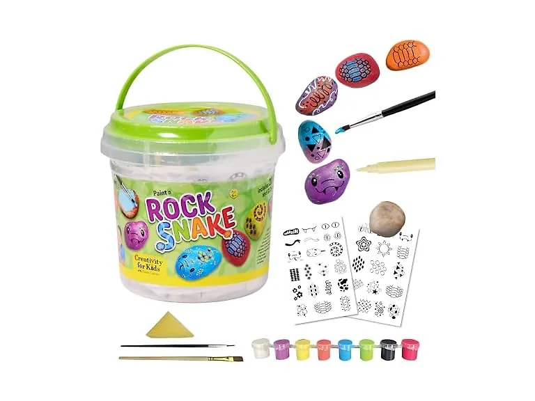 Creativity for Kids Rock Snake Bucket Kit
