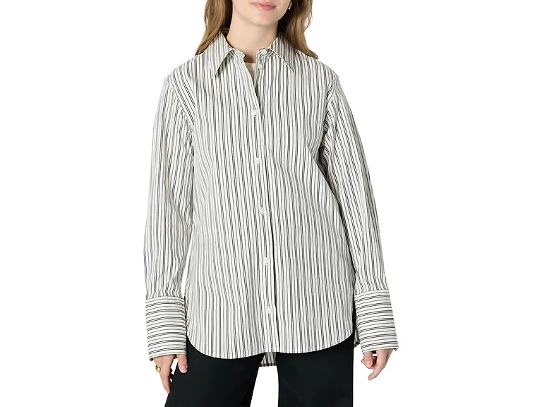 Amazon Essentials Women's Button-Down Shirt