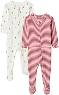 Amazon Essentials x Sofia Grainge Family Pajama Sets, Pack of 2, Ivory Skier, 6-9 Months
