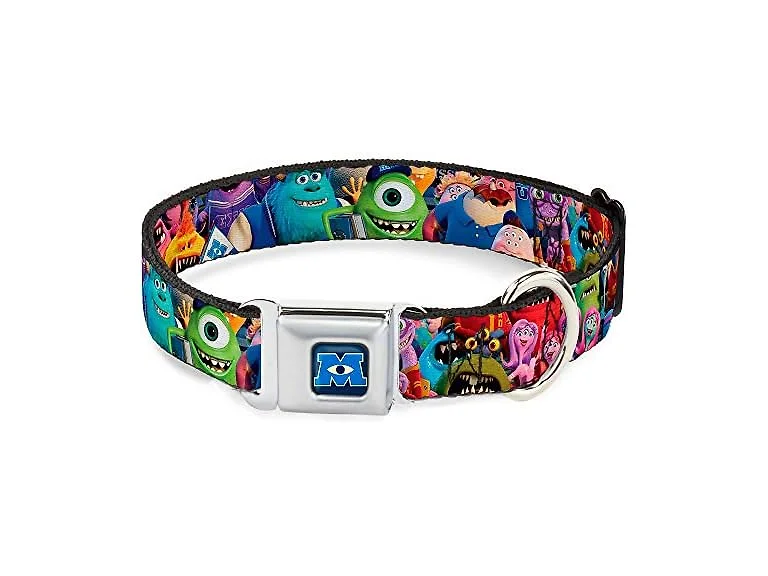 Buckle-Down Dog Collar Seatbelt Buckle Monsters