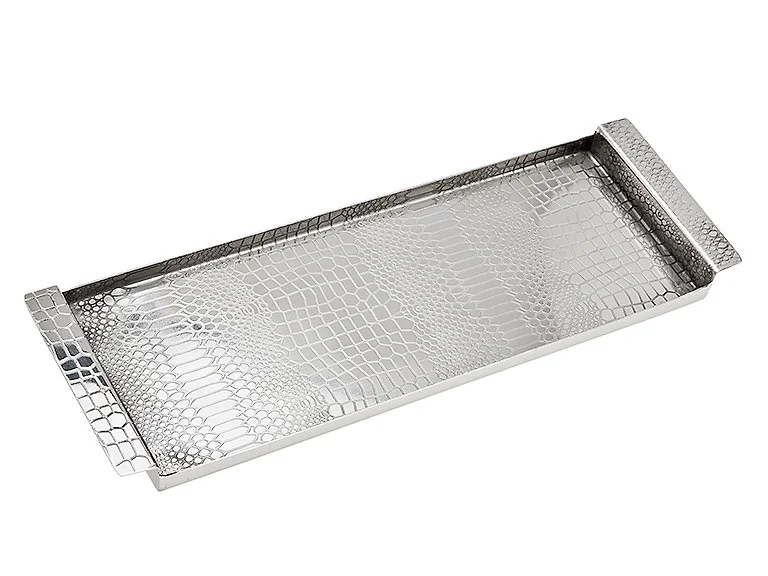 Croco 94521 Rectangle Tray w/2 Handles