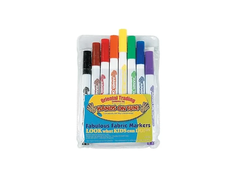 Fun Express Fabulous Fabric Markers (8Pc)