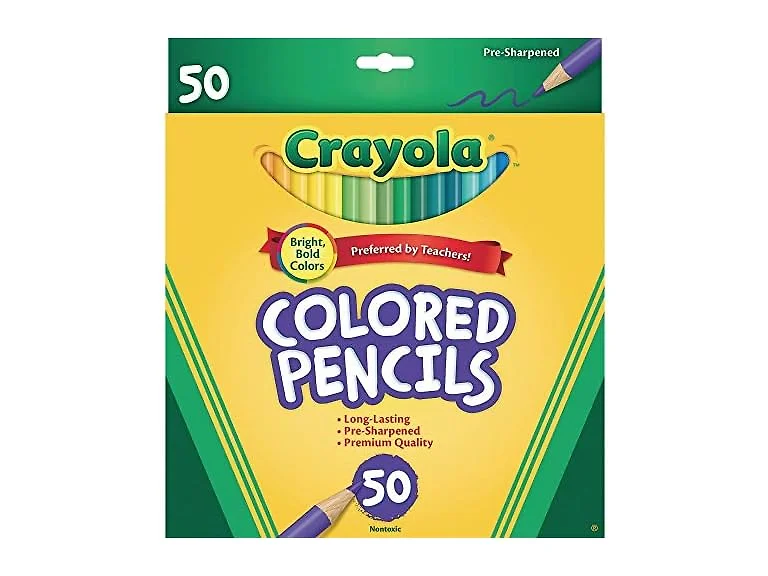 Crayola Colored Pencils - 50-Per Box