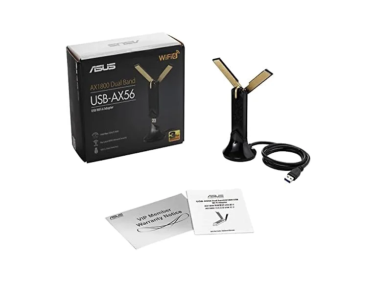 ASUS WiFi 6 AX1800 USB WiFi Adapter (USB-AX56)