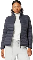 Amazon Essentials Women's Lightweight Long-Sleeve Water-Resistant Packable Puffer Jacket (Available in Plus Size), Charcoal, Small