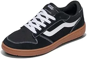 Vans Men's Ryland LS Shoe, Suede/Canvas Black/Gum, 10