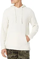 Amazon Essentials Men's Long-Sleeve Slub Thermal Pullover Hoodie, Soft Fabric (Previously GoodThreads), Ivory, 3X-Large