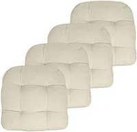 Sweet Home Collection SHC-PATIO-CRM-4PK 4-Pack Rever