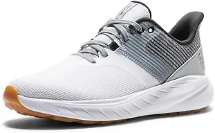 FootJoy Women's FJ Flex Golf Shoe, Heathered Olive/White, 7