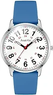 Asan Ge Navy Watches for Women, Fashion 3ATM Waterproof Minimalist Lightweight Easy-to-Read Analog Silicone Watch Suitable for Daily Work, Leisure, Outdoors