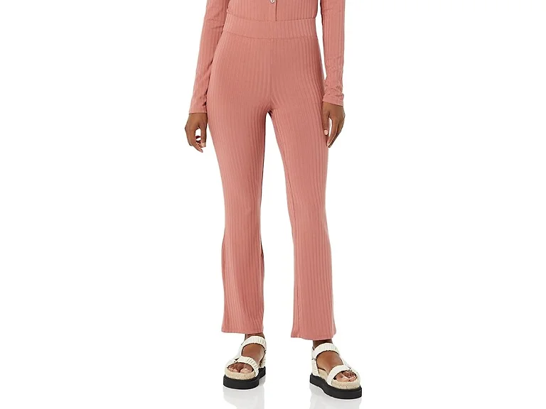 Amazon Essentials Women's Rib Flared Ankle Pant