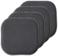 Sweet Home Collection SHC-CPMF-4PK-GRY 4-Pack Honeyc
